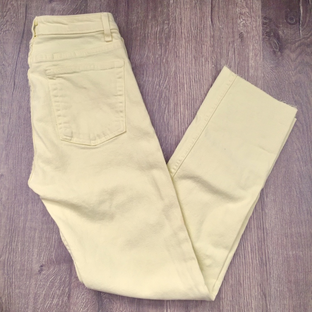 Womens American Apparel Light yellow jeans